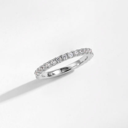 Lydia Eternity Silver Band
