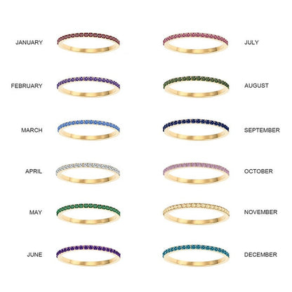 Lumière Birthstone Ring