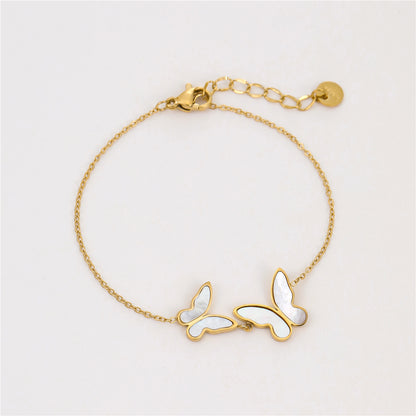 Blaire Butterfly Pearl Bracelet