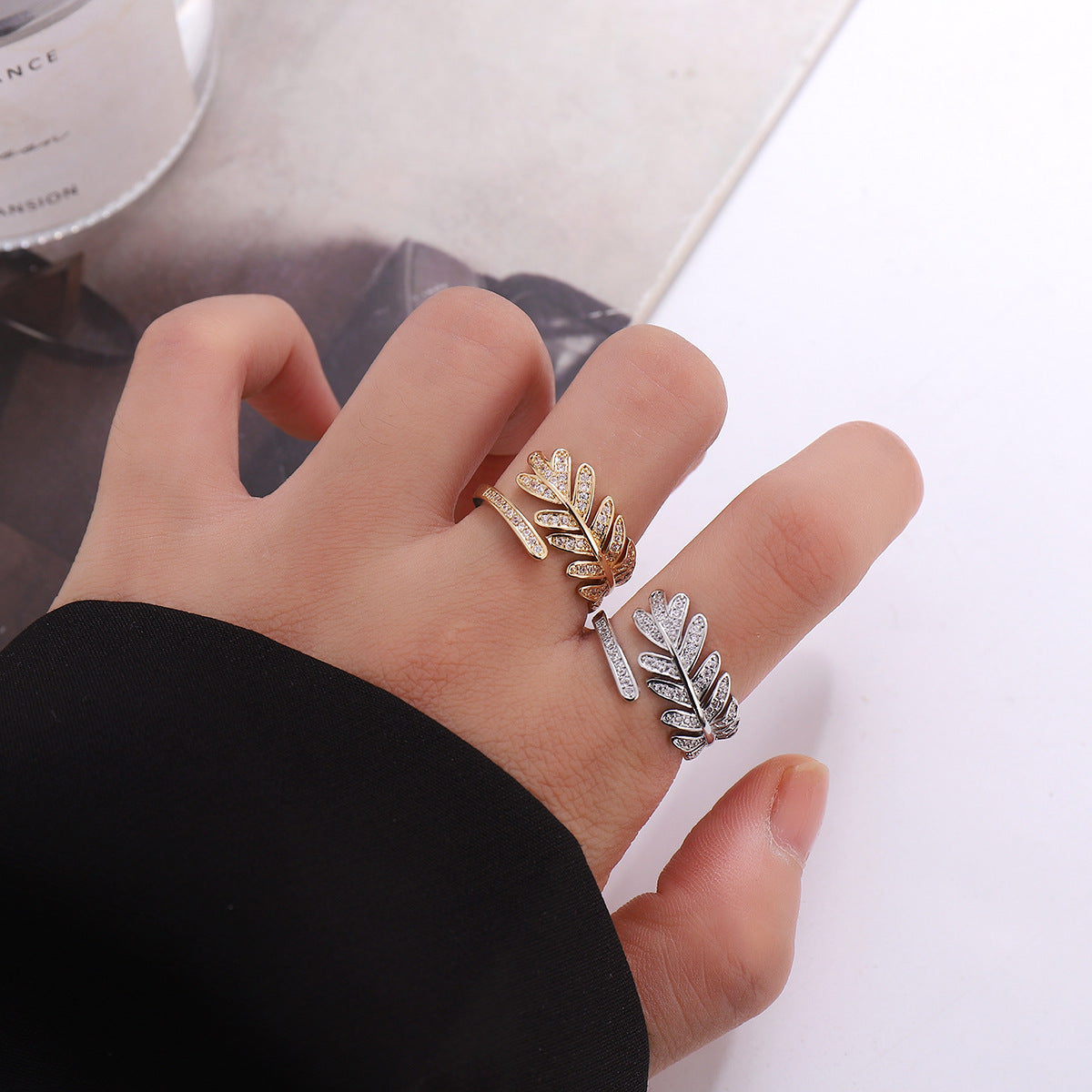 Chloe Leaf Ring