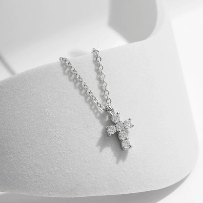 Chloé Crystal Cross Pendant