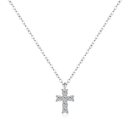 Chloé Crystal Cross Pendant