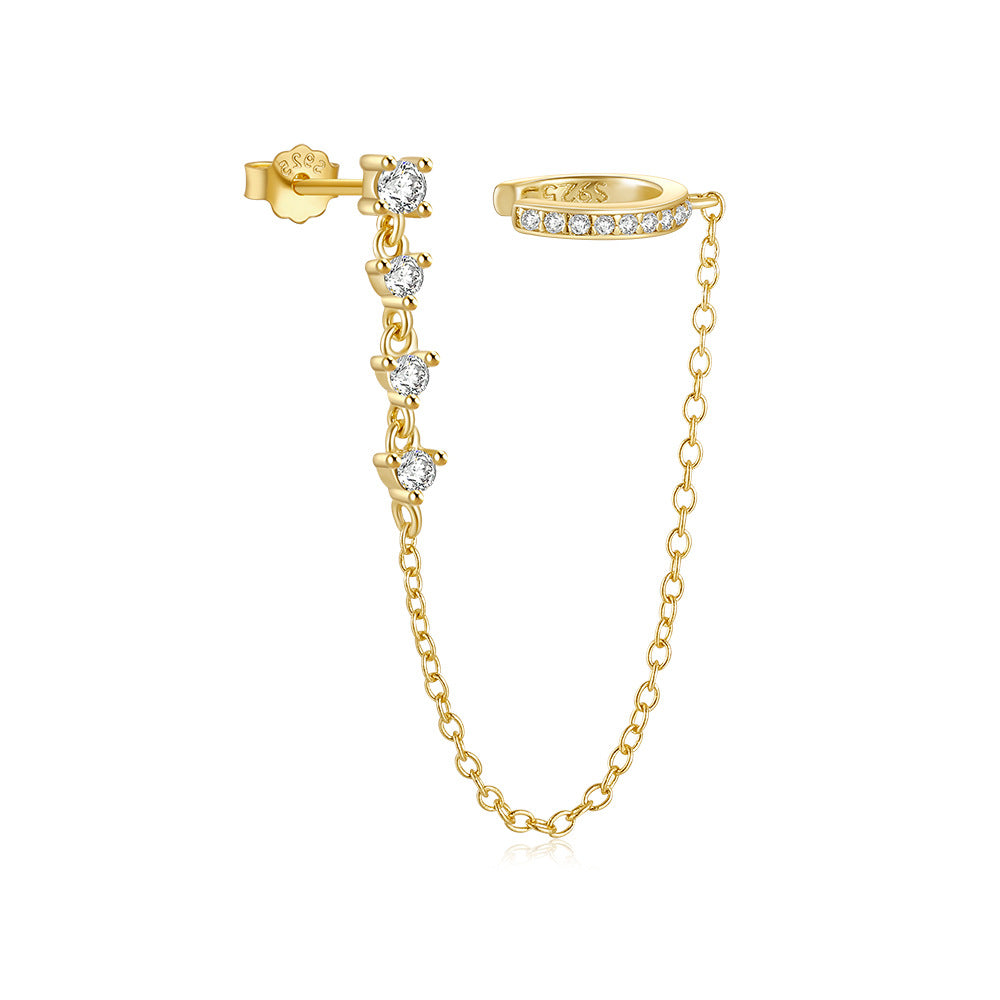 Audra Chain Cuff Earrings - Joie d’Or
