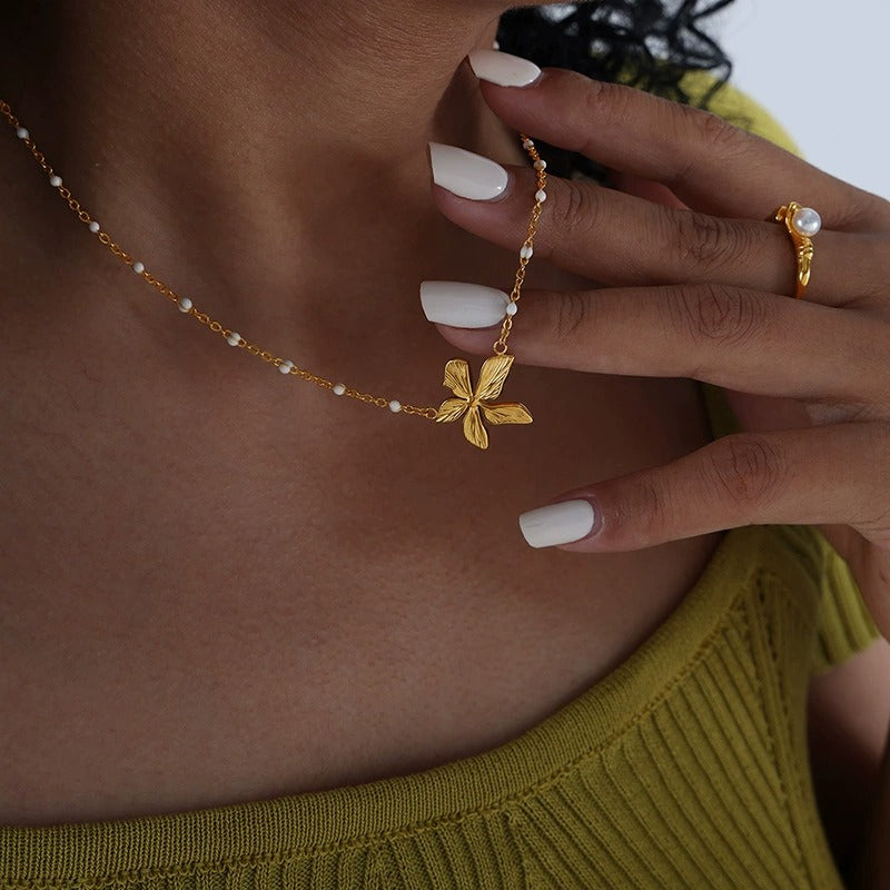 Flora Bead Necklace