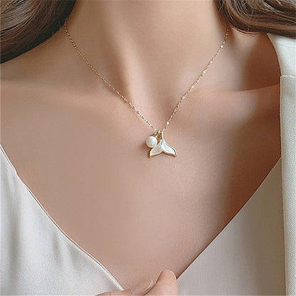 Mermaid Pearl Necklace