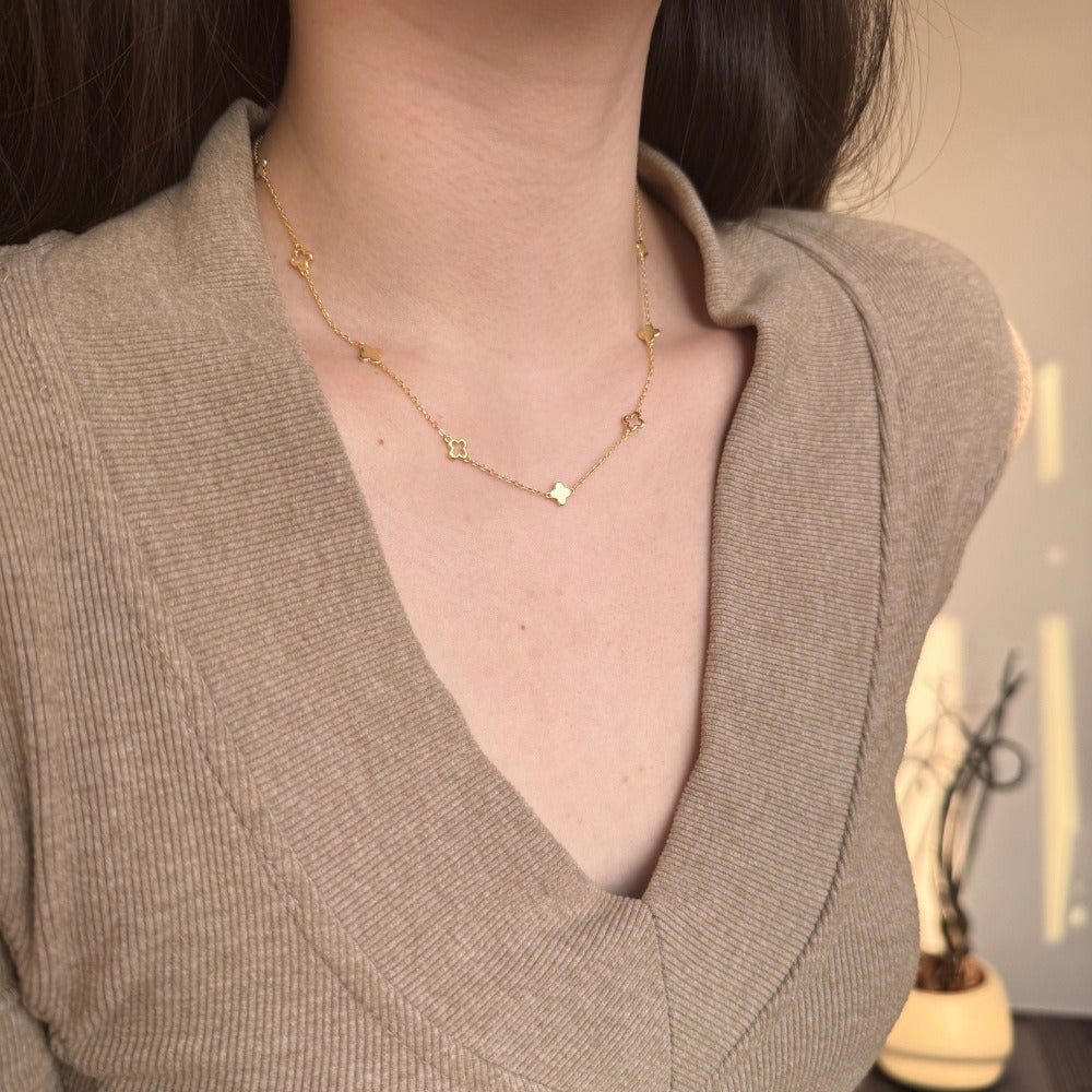 Margot Clover Chain Necklace
