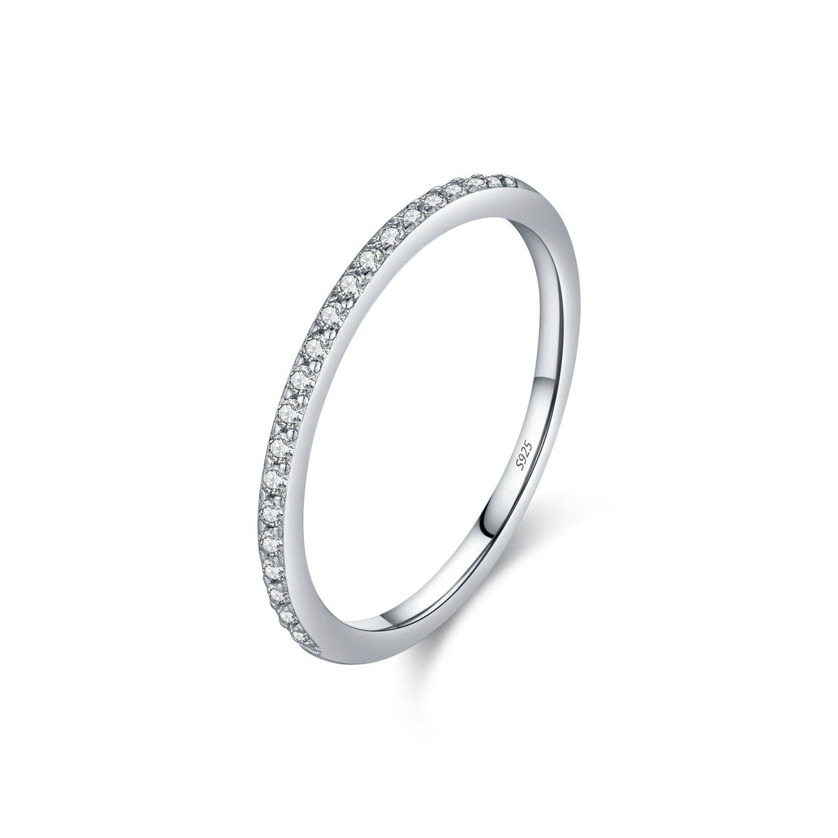 Ariana Pavé Silver Ring - Joie d’Or