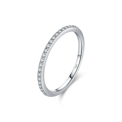 Ariana Pavé Silver Ring