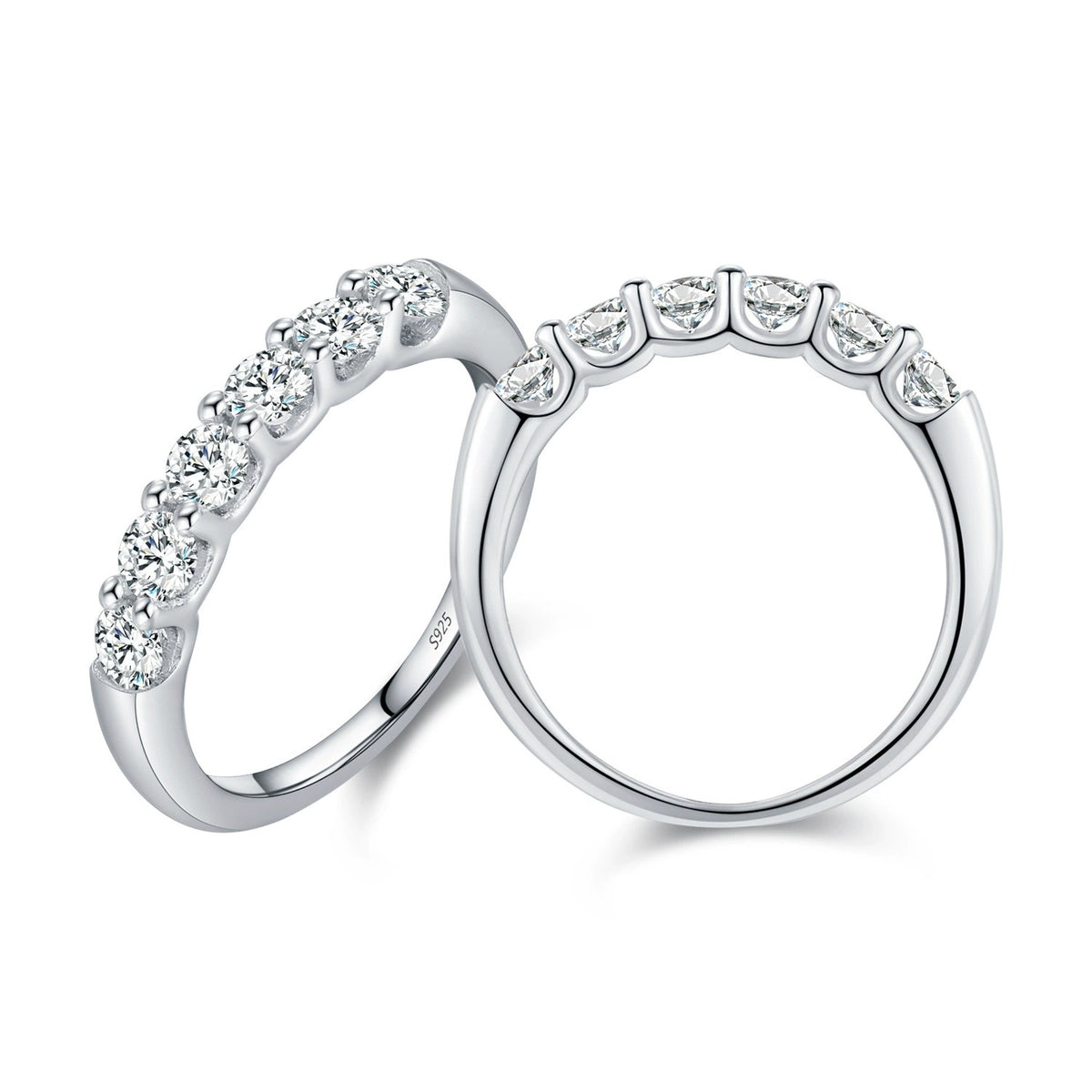 Elise Eternity Silver Ring - Joie d’Or