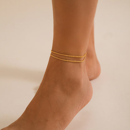 Abigail Gold Chain Anklet