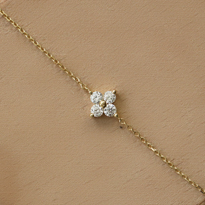 Mia Crystal Clover Bracelet