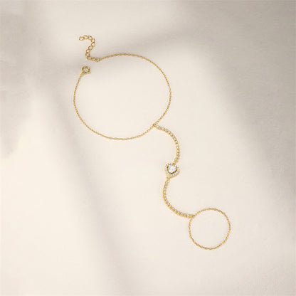 Amélie Crystal Chain Bracelet