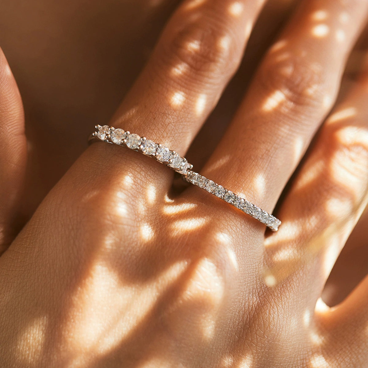 Lydia Eternity Silver Band - Joie d’Or