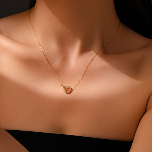 Isla Linked Circle Necklace