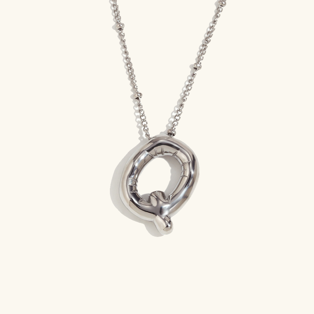 Balloon Gold Initial Necklace - Joie d’Or