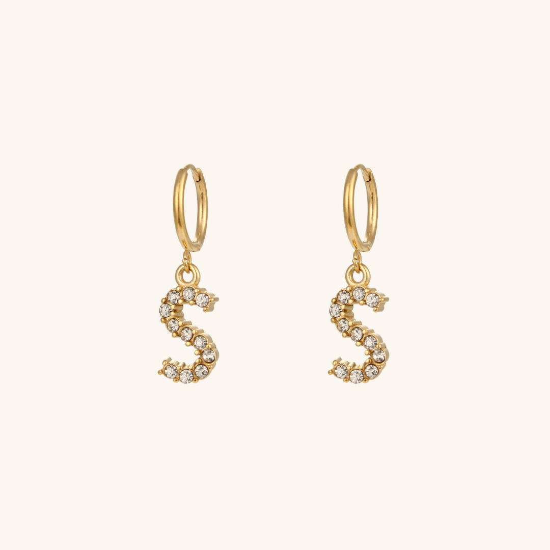 Wilhemina Initial Letter Earrings - Joie d’Or