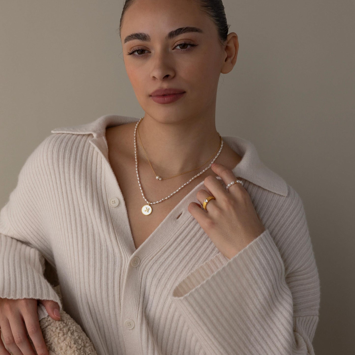Sophie Twin Pearl Necklace