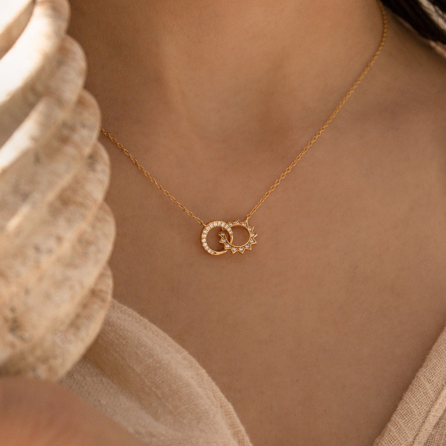Stella Sun & Moon Necklace