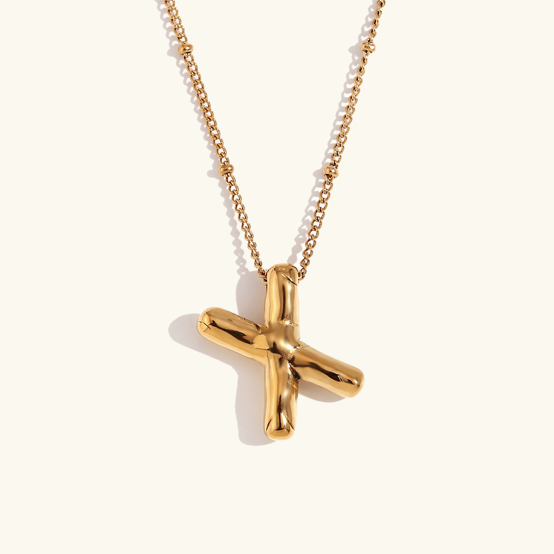Balloon Gold Initial Necklace - Joie d’Or