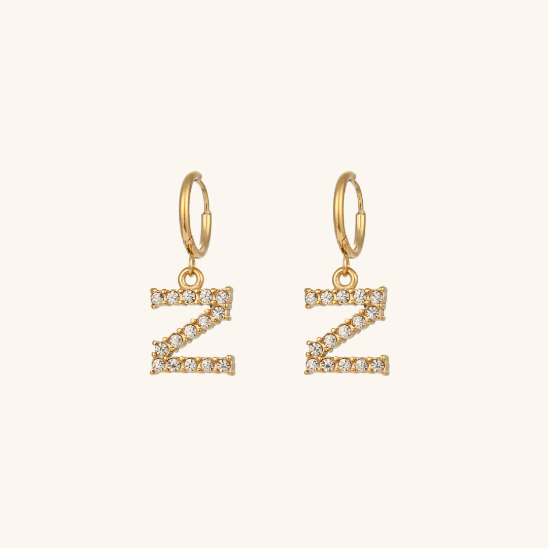 Wilhemina Initial Letter Earrings - Joie d’Or