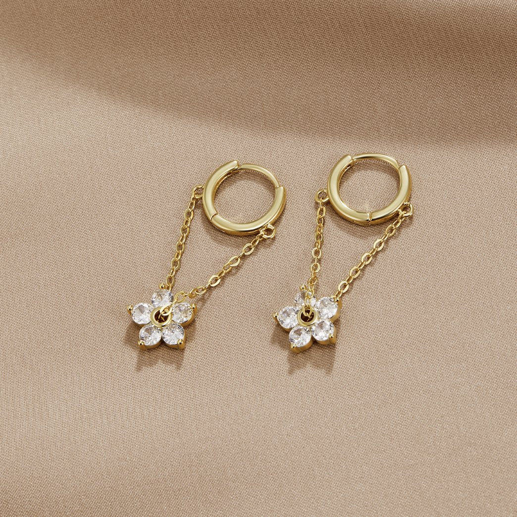 Fleurine Drop Earrings