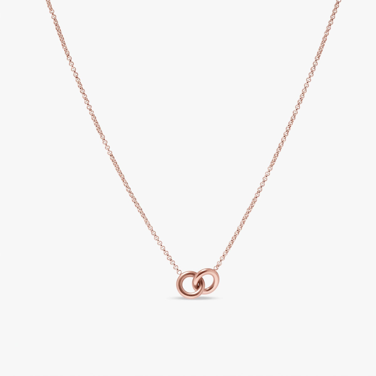 Colette Interlocking Rings Silver Necklace - Joie d’Or
