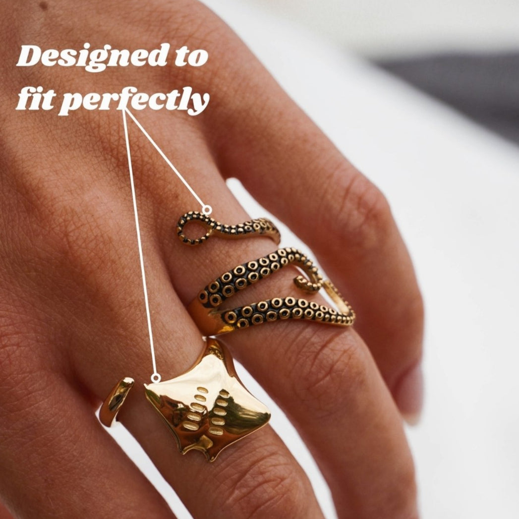 Freia Octopus Ring