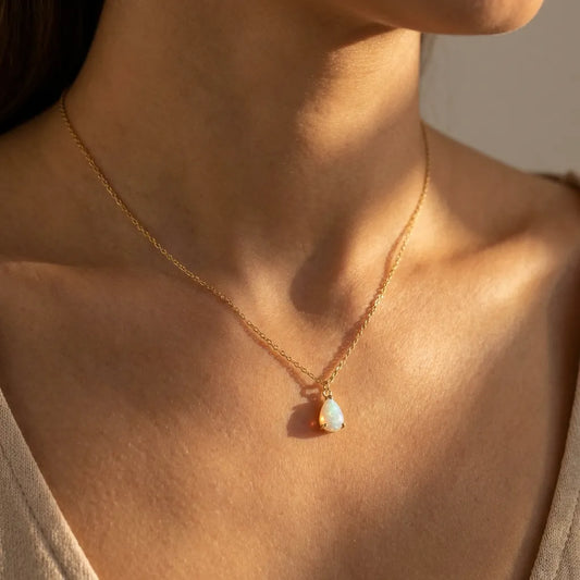 Sophie Opal Drop Necklace - Joie d’Or