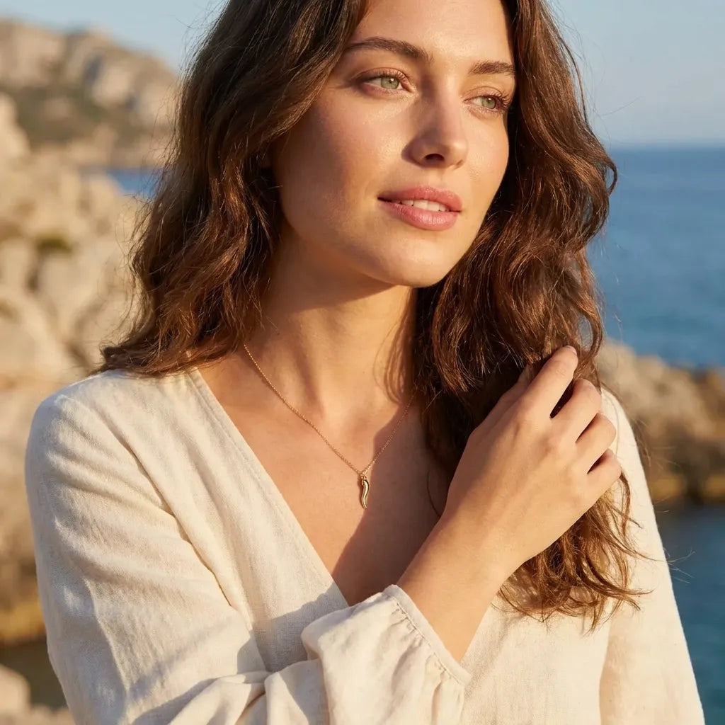 Luna Flame Necklace - Joie d’Or