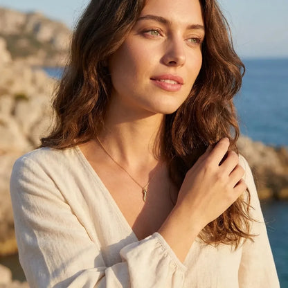 Luna Flame Necklace - Joie d’Or