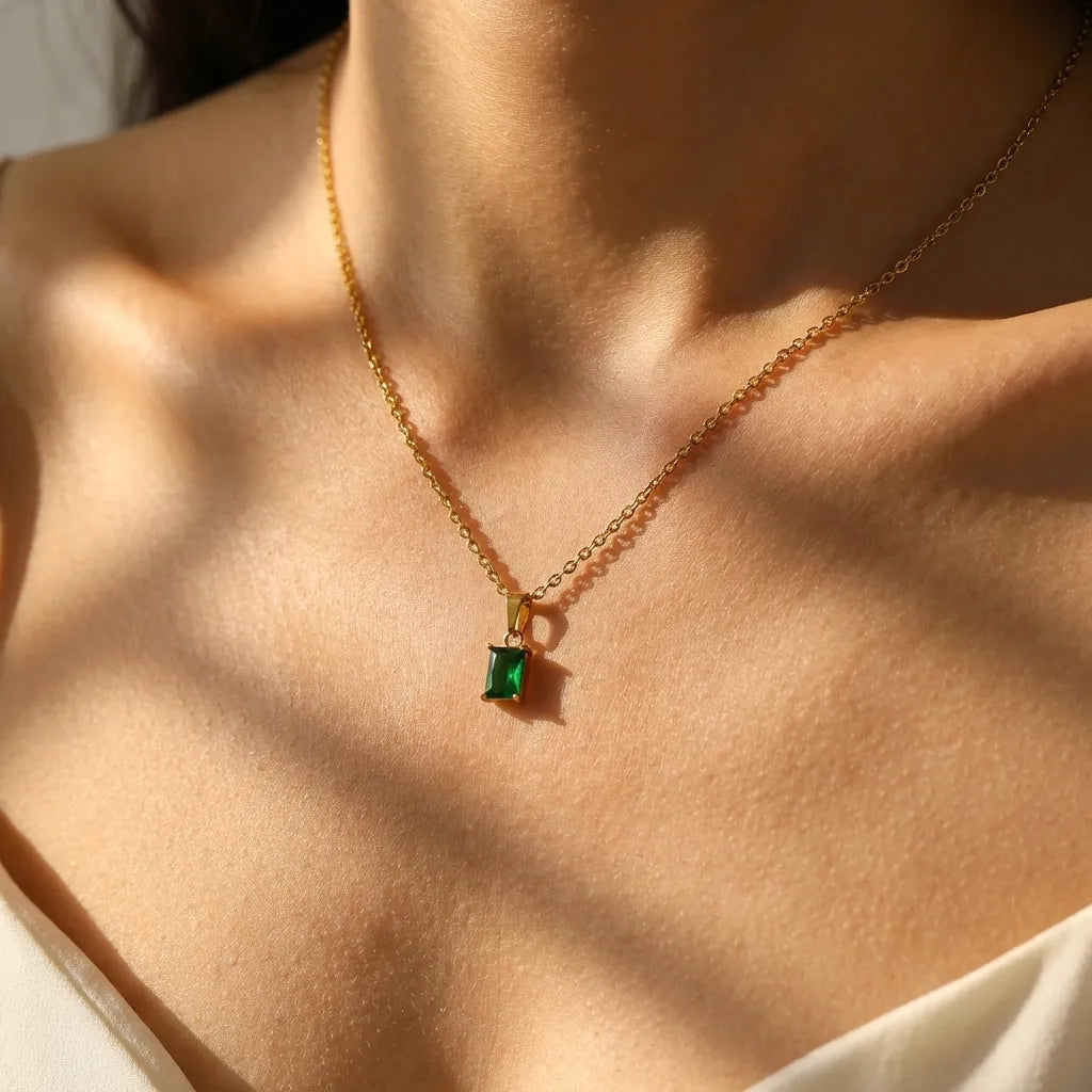 Jasmine Green Necklace - Joie d’Or