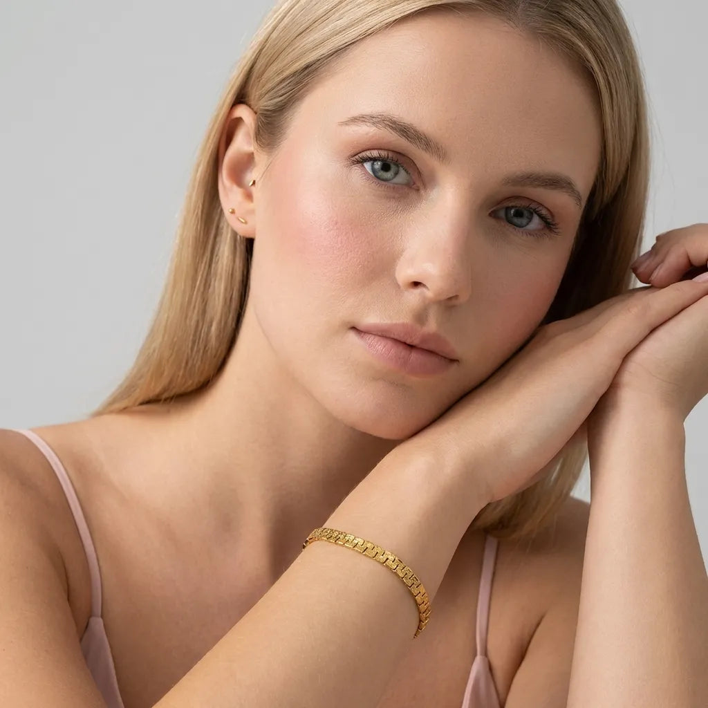 Emma Link Gold Bracelet - Joie d’Or