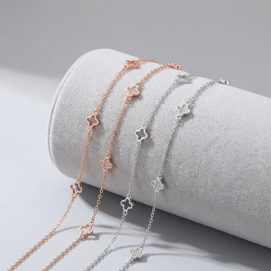 Ariana Clover Anklet - Joie d’Or