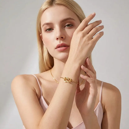 Sofia Linked Hearts Bracelet - Joie d’Or