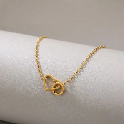 Élise Heart Link Anklet - Joie d’Or