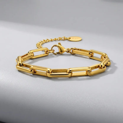 Eloise Bold Paperclip Bracelet - Joie d’Or