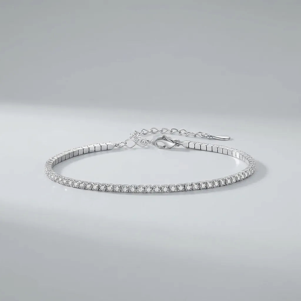 Sophie Lumière Tennis Anklet - Joie d’Or