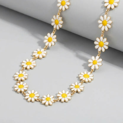 Fiona White Flowers Anklet - Joie d’Or