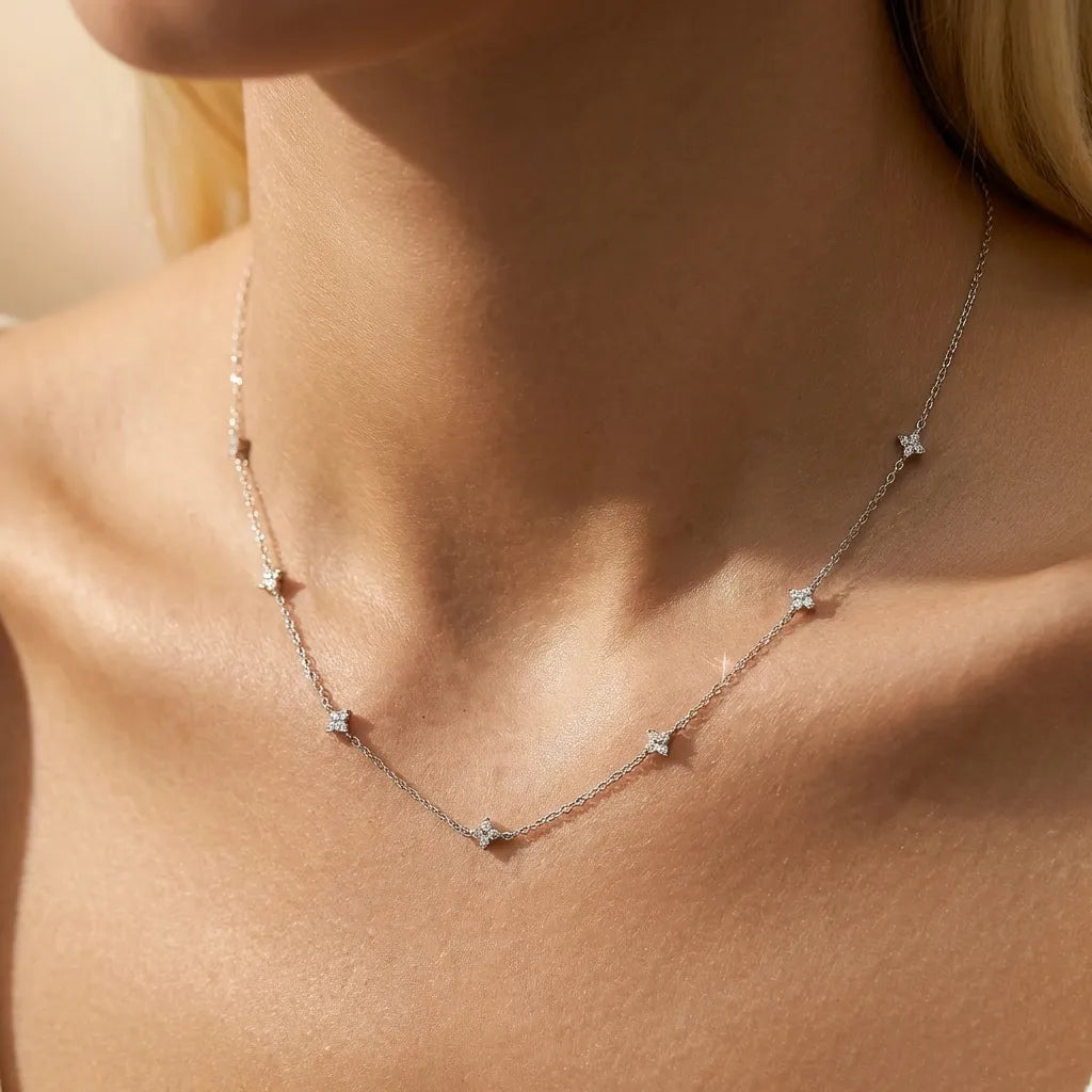Camille Sparkle Chain Necklace - Joie d’Or