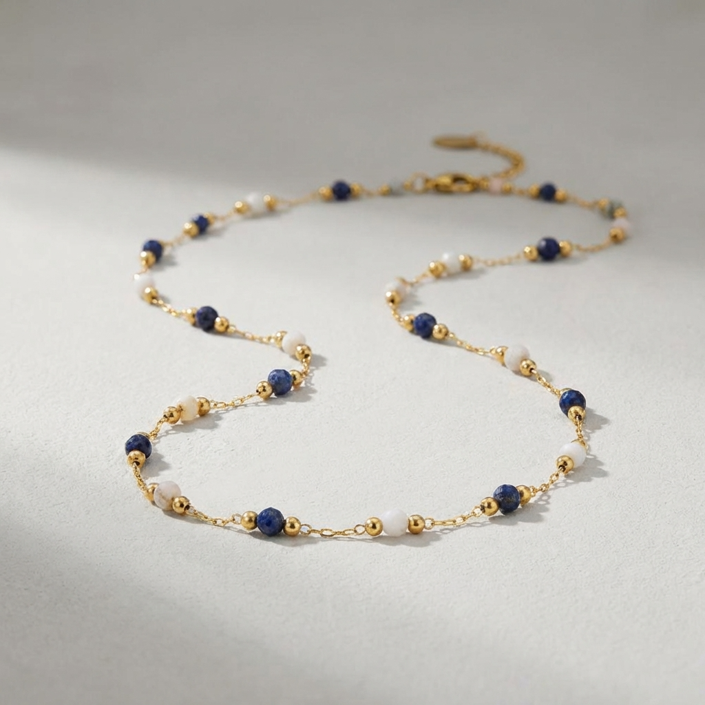 Alla Midnight Beaded Necklace - Joie d’Or