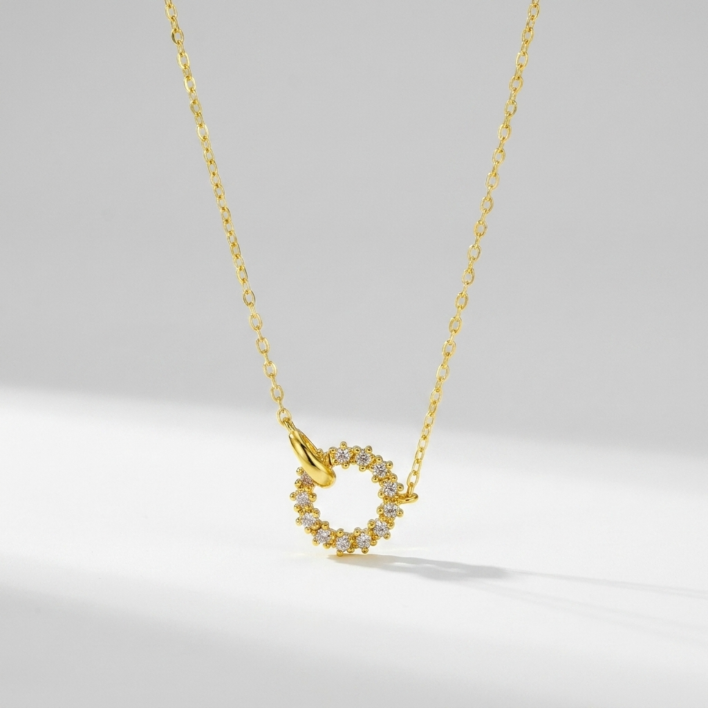 Isla Linked Circle Necklace - Joie d’Or