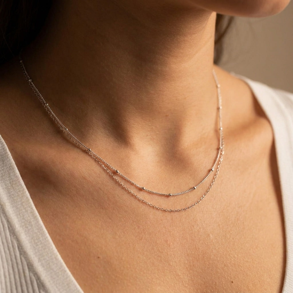 Ava Layered Chain Necklace - Joie d’Or