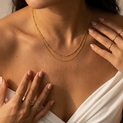 Ava Layered Chain Necklace - Joie d’Or