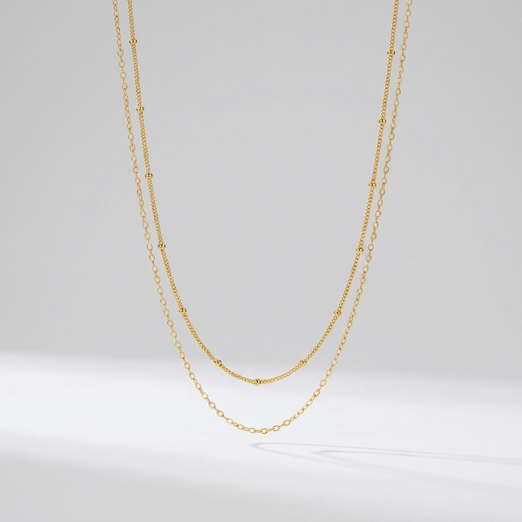 Ava Layered Chain Necklace - Joie d’Or