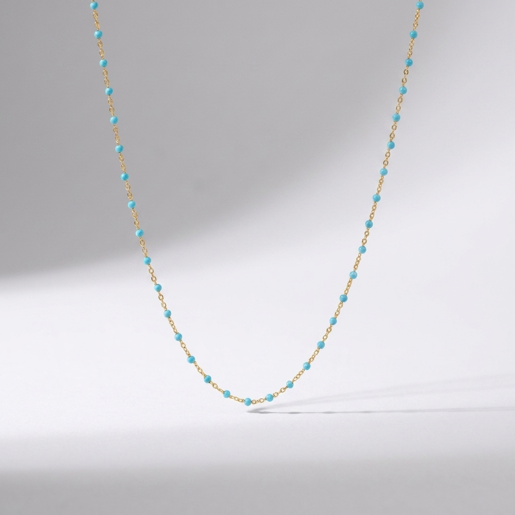Capri Turquoise Chain Necklace - Joie d’Or
