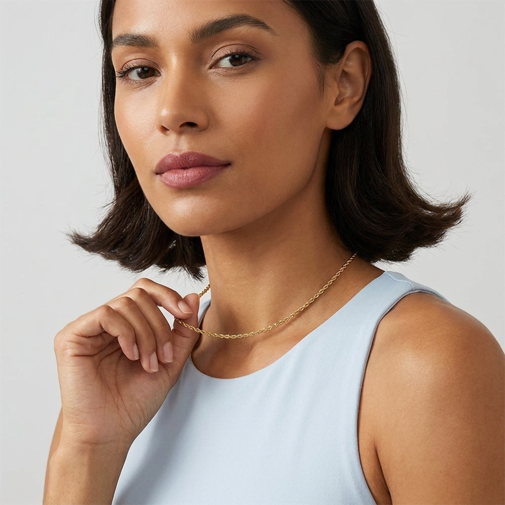 Antonela Twisted Chain Necklace - Joie d’Or