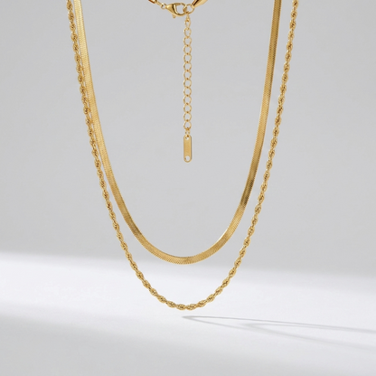 Vida Double Necklace - Joie d’Or