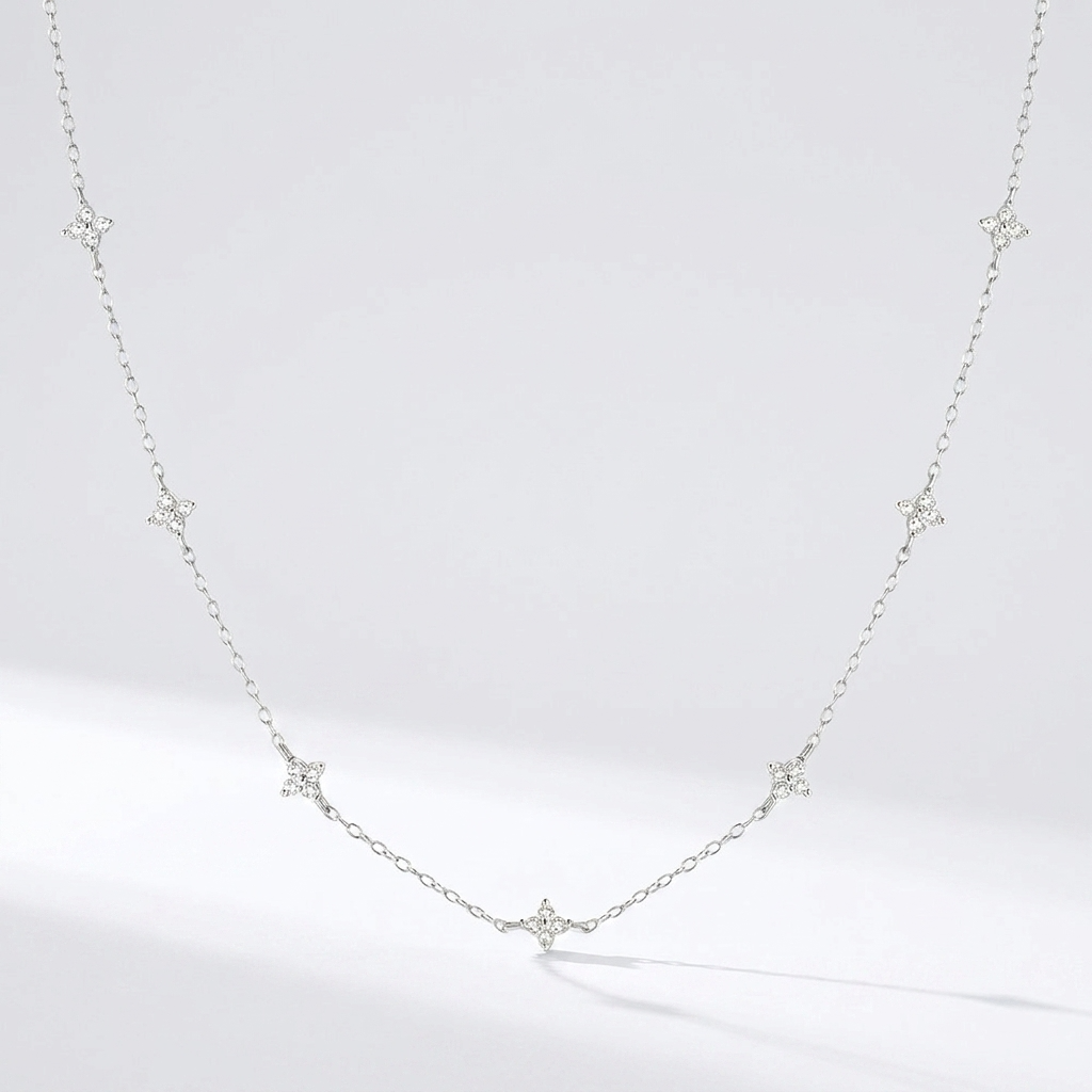 Mia Dainty Crystal Necklace - Joie d’Or