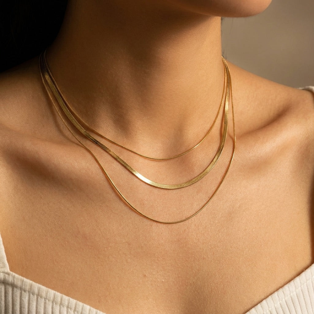 Zafina Gold Necklace - Joie d’Or