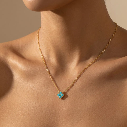 Aurélie Crystal Pendant Necklace - Joie d’Or